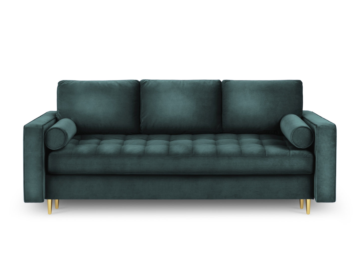 Aspen Sofa with Bed Function and Box (3 Seaters) - Velvet - Velvet - Gallery image 7