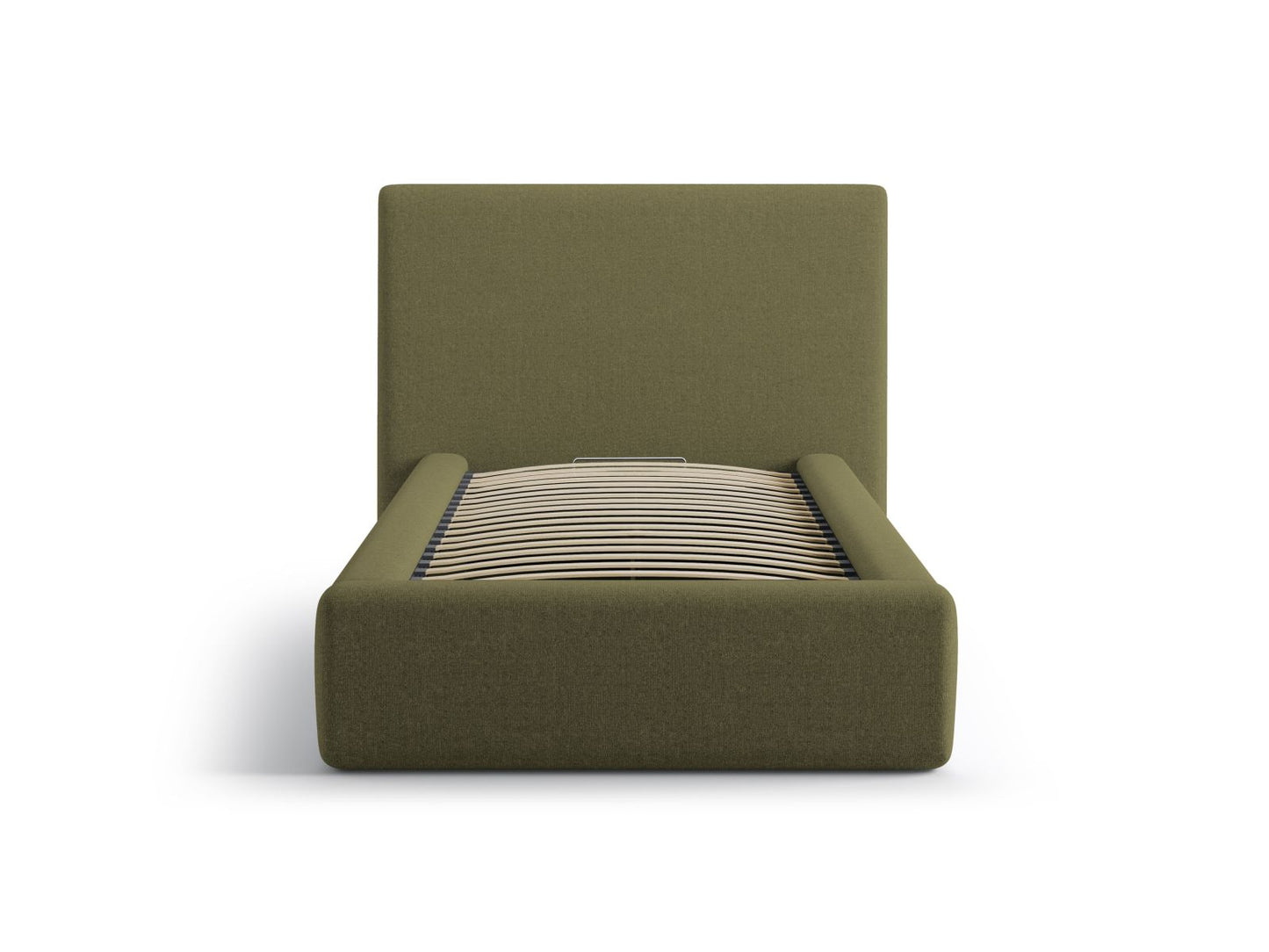 Asti Storage Bed with Headboard (90x200) - Structured Fabric - Structured Fabric - Gallery image 4