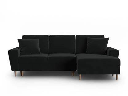 Kyoto Corner Sofa With Bed Function And Box (4 Seats, 241x145x88) - Left/Right - Riviera Velvet