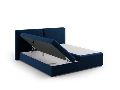 Arendal Boxspring Bed Valvet - Royal Blue - 180x200