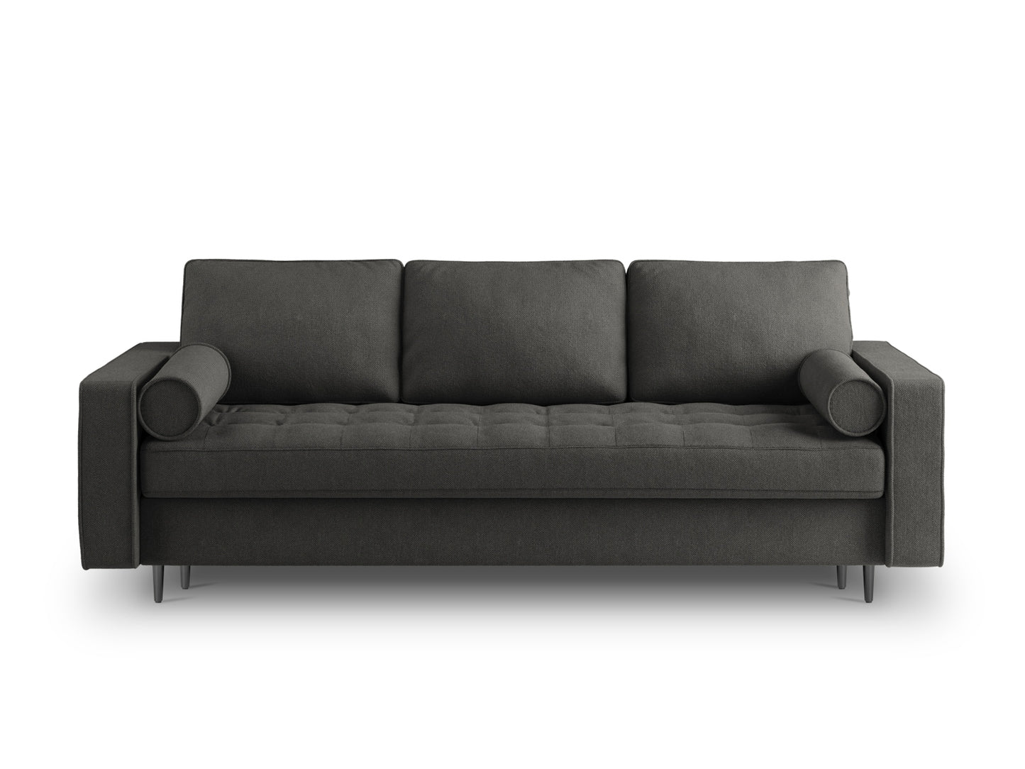 Aspen Sofa with Bed Function and Box (3 Seaters) - Structured Fabric - Structured Fabric - Gallery image 6