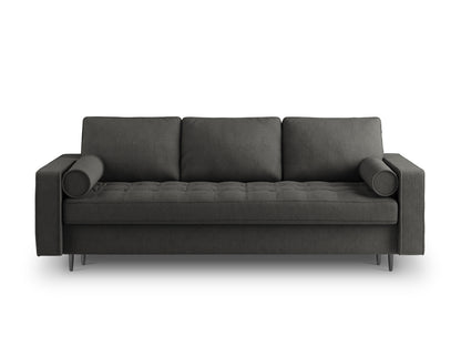 Aspen Sofa with Bed Function and Box (3 Seaters) - Structured Fabric - Structured Fabric - Gallery image 6
