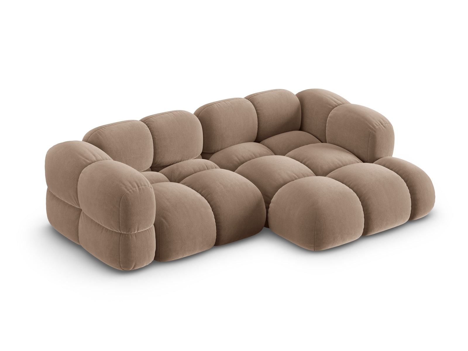 Loretto Corner Sofa - Left/Right (3 Seats, 147x250x68) - Vogue Velvet - Gallery image 4