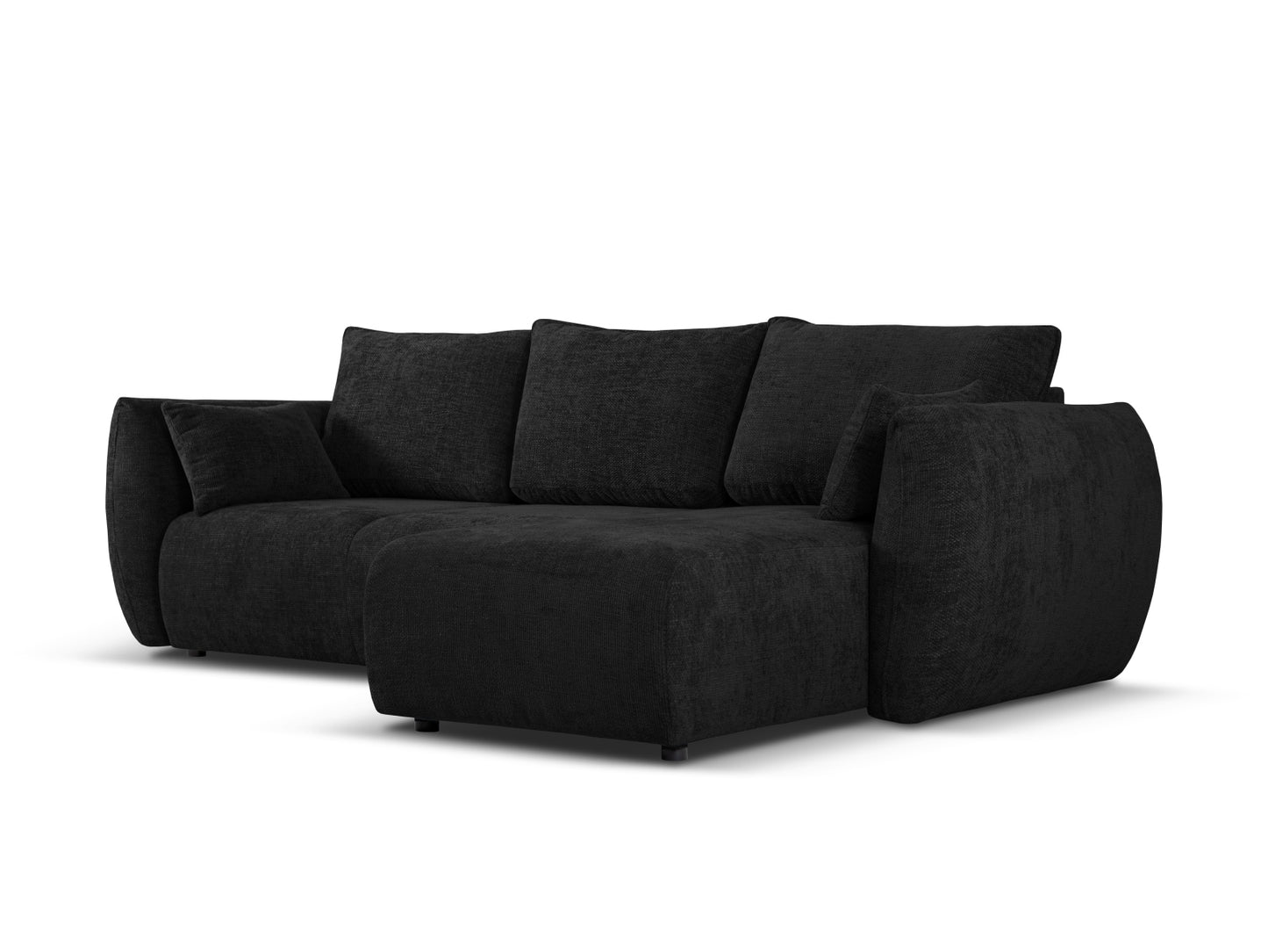 Matera Corner Sofa With Bed Function And Box - Left/Right (4 Seats, 253x173x86) - Haga Chenille - Gallery image 4