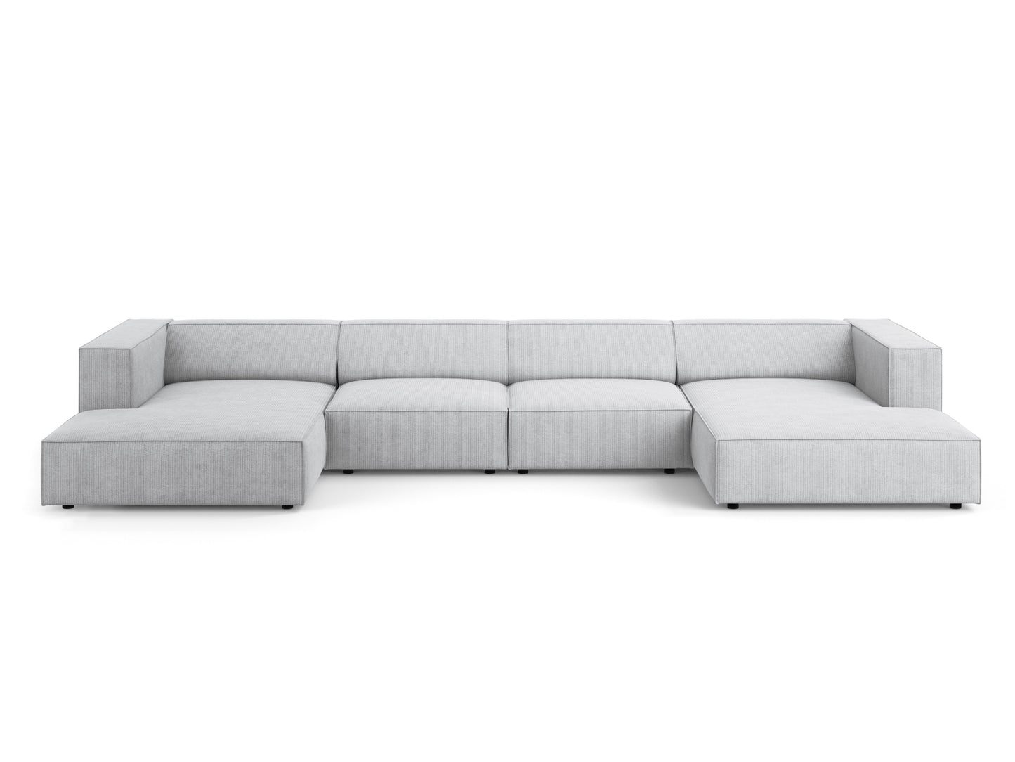 Arendal Panoramic Sofa Chenille with corduroy effect(6 Seaters)
