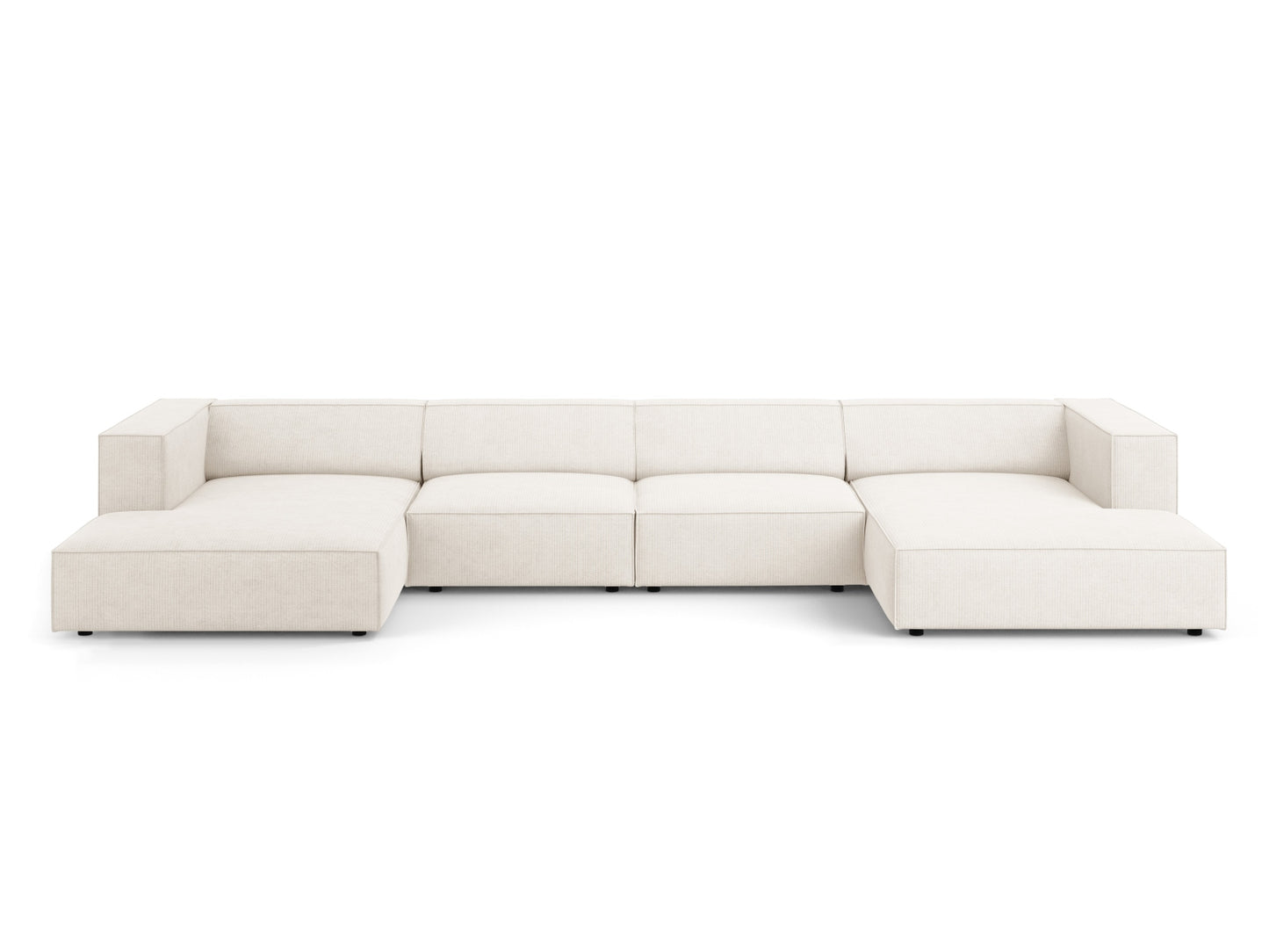 Arendal Panoramic Sofa Chenille with corduroy effect(6 Seaters)