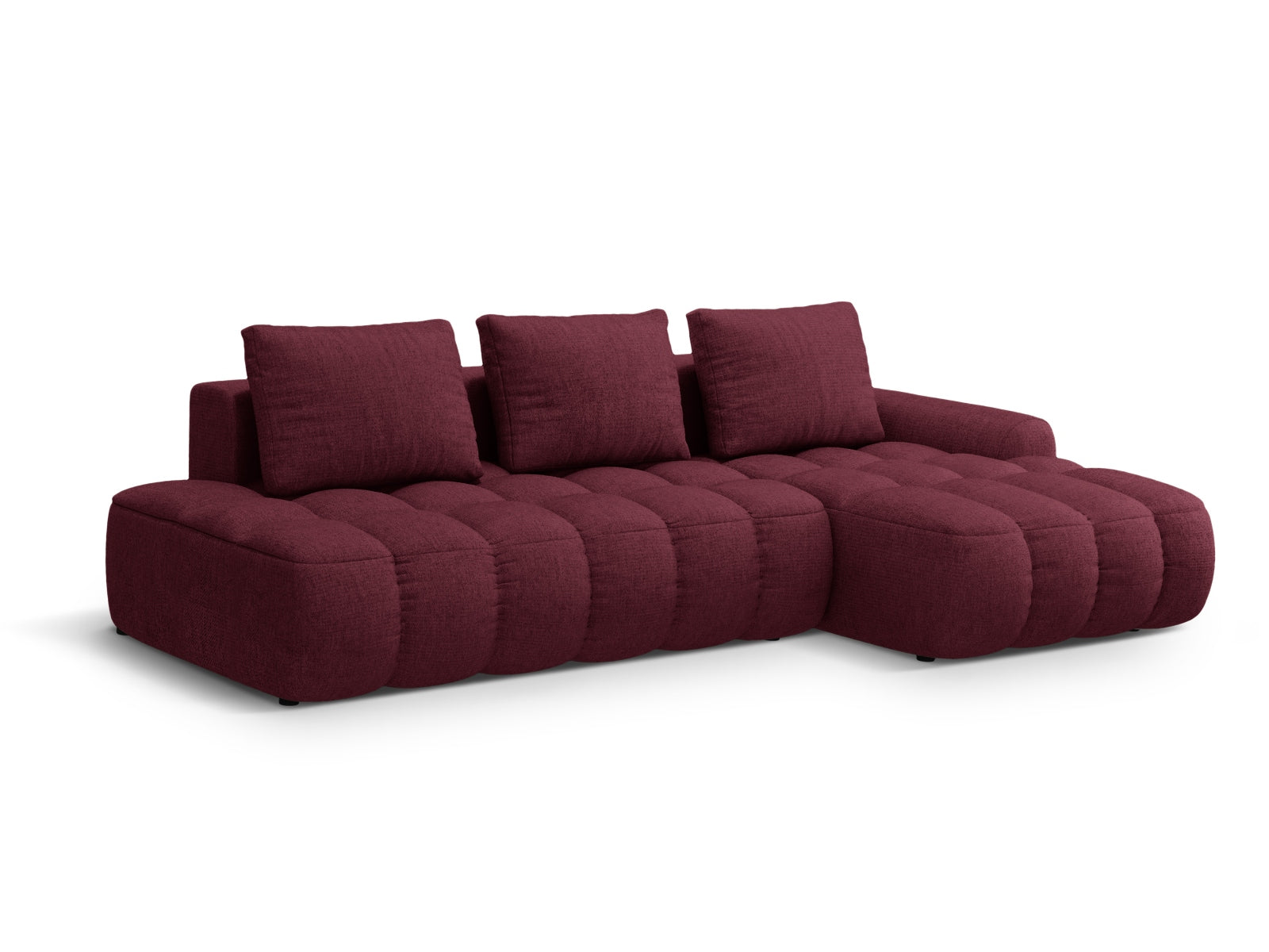 Linz Corner Sofa Bed with Storage - Sorella Structured Fabric - Gallery image 4
