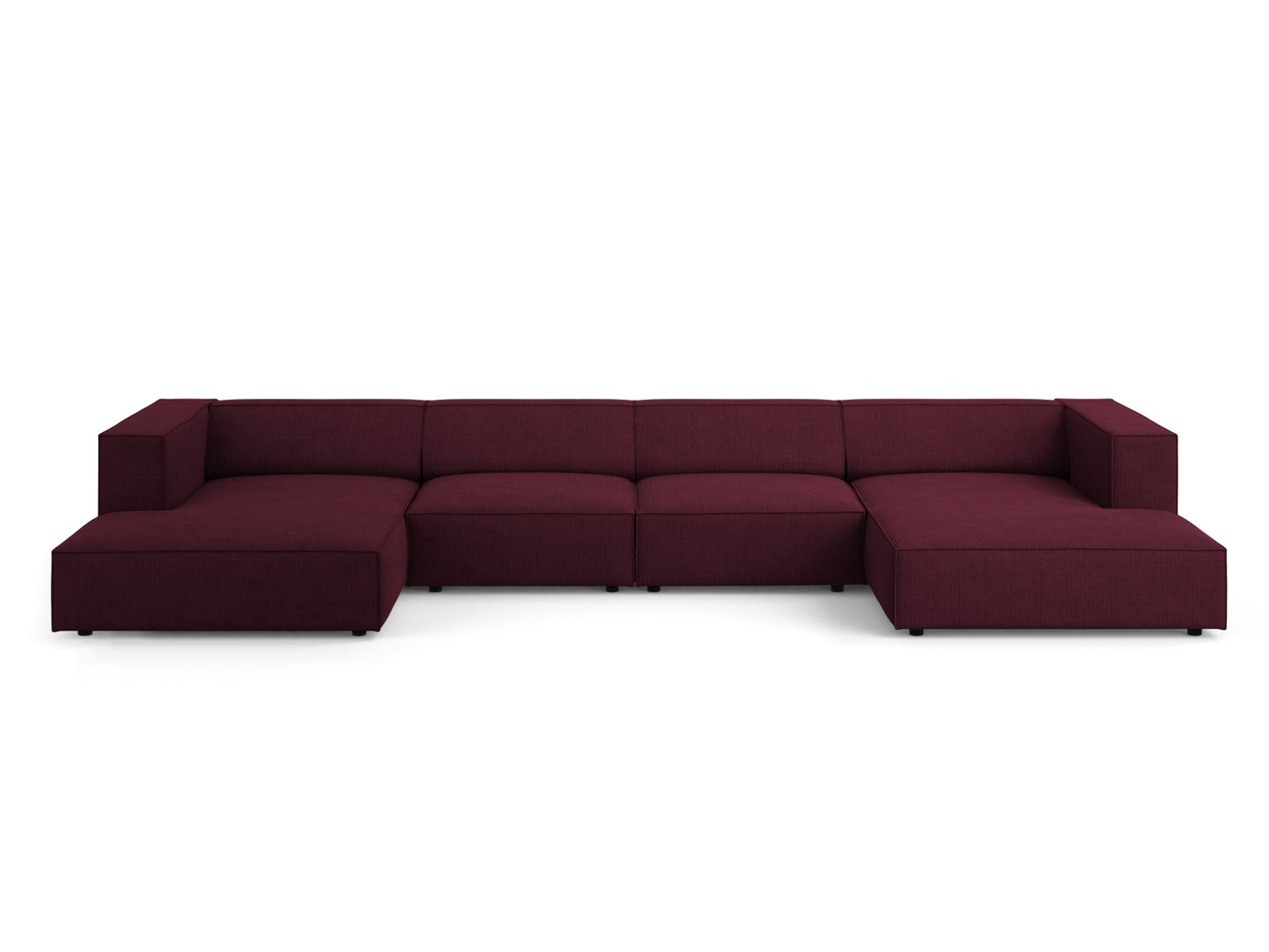 Arendal Panoramic Sofa Chenille with corduroy effect(6 Seaters)
