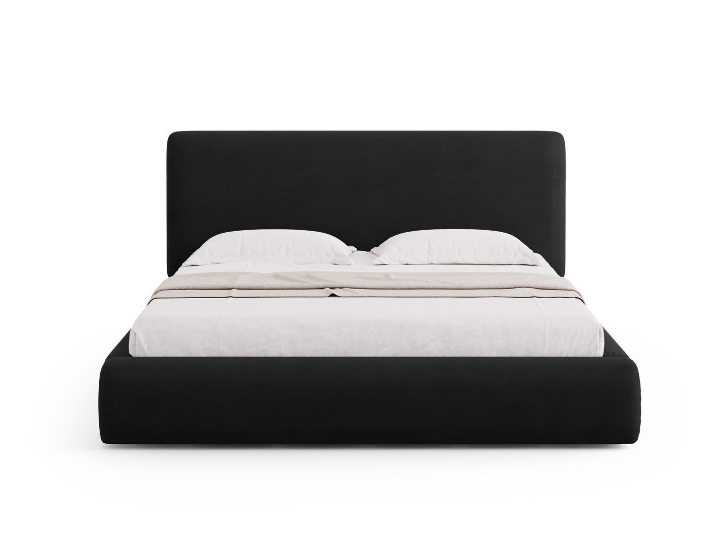 Colonel Storage Bed With Headboard - Rebel Chenille - Gallery image 2