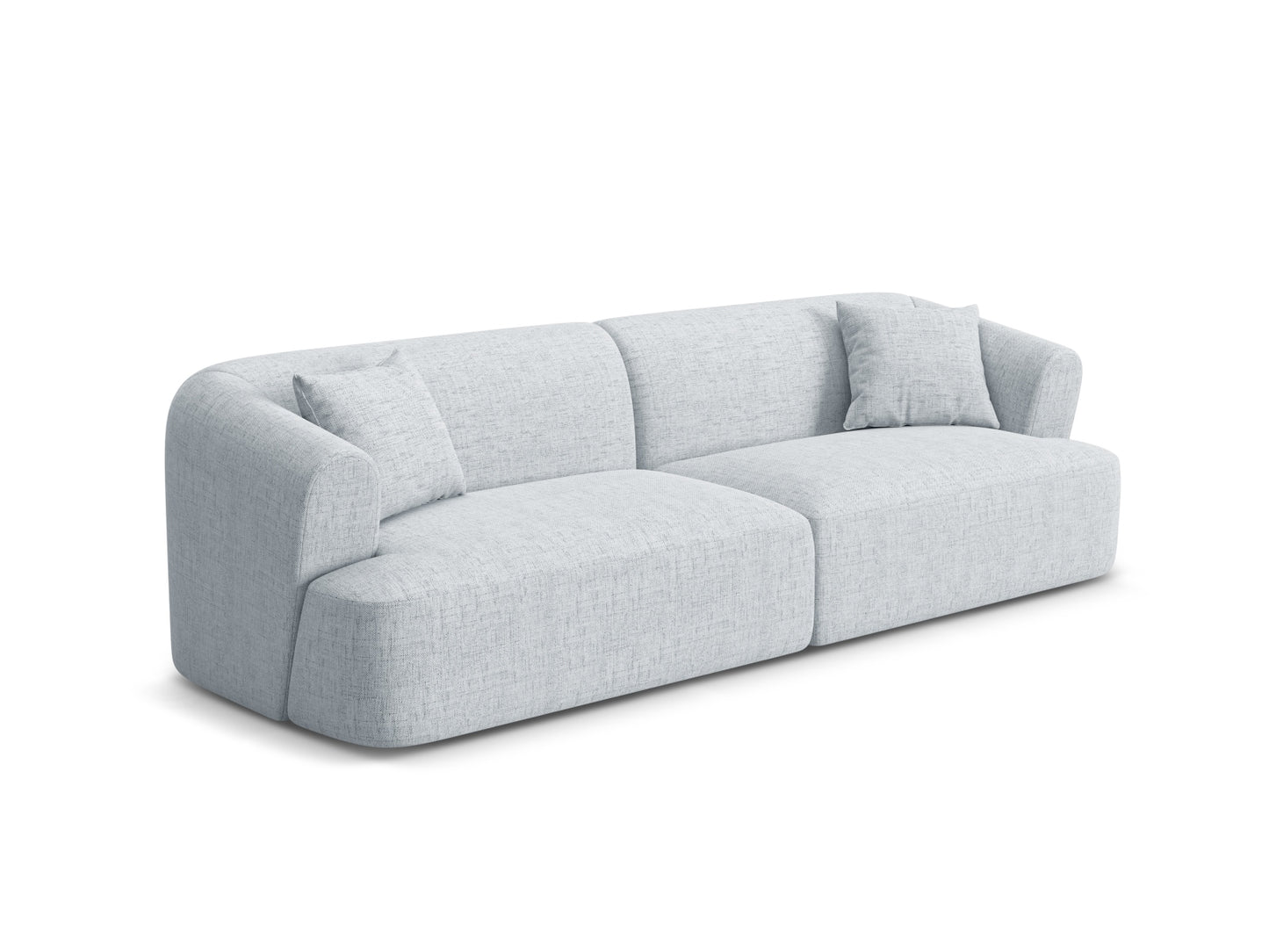 Campi Modular Sofa (4 Seats, 255x90x70) - Structured Fabric - Gallery image 5