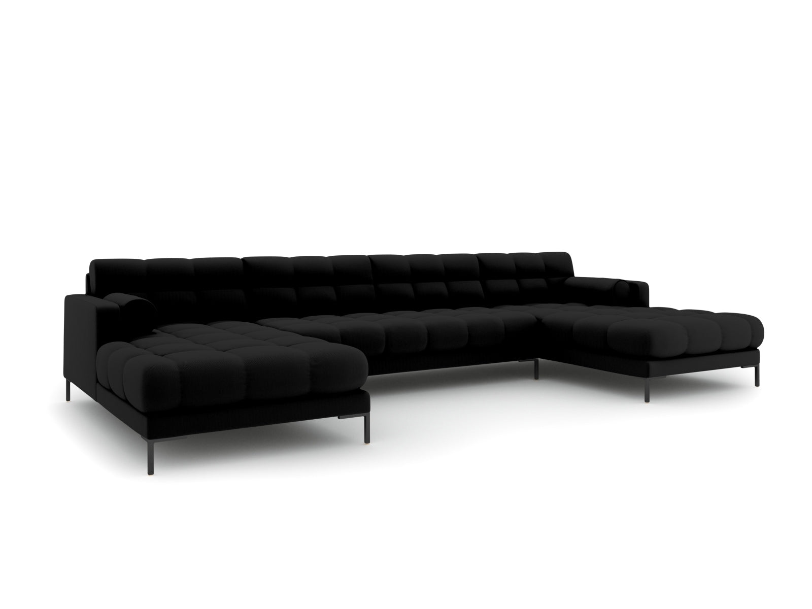Bali Panoramic Sofa (7 Seats, 383x185x75) - Structured Fabric - Gallery image 3