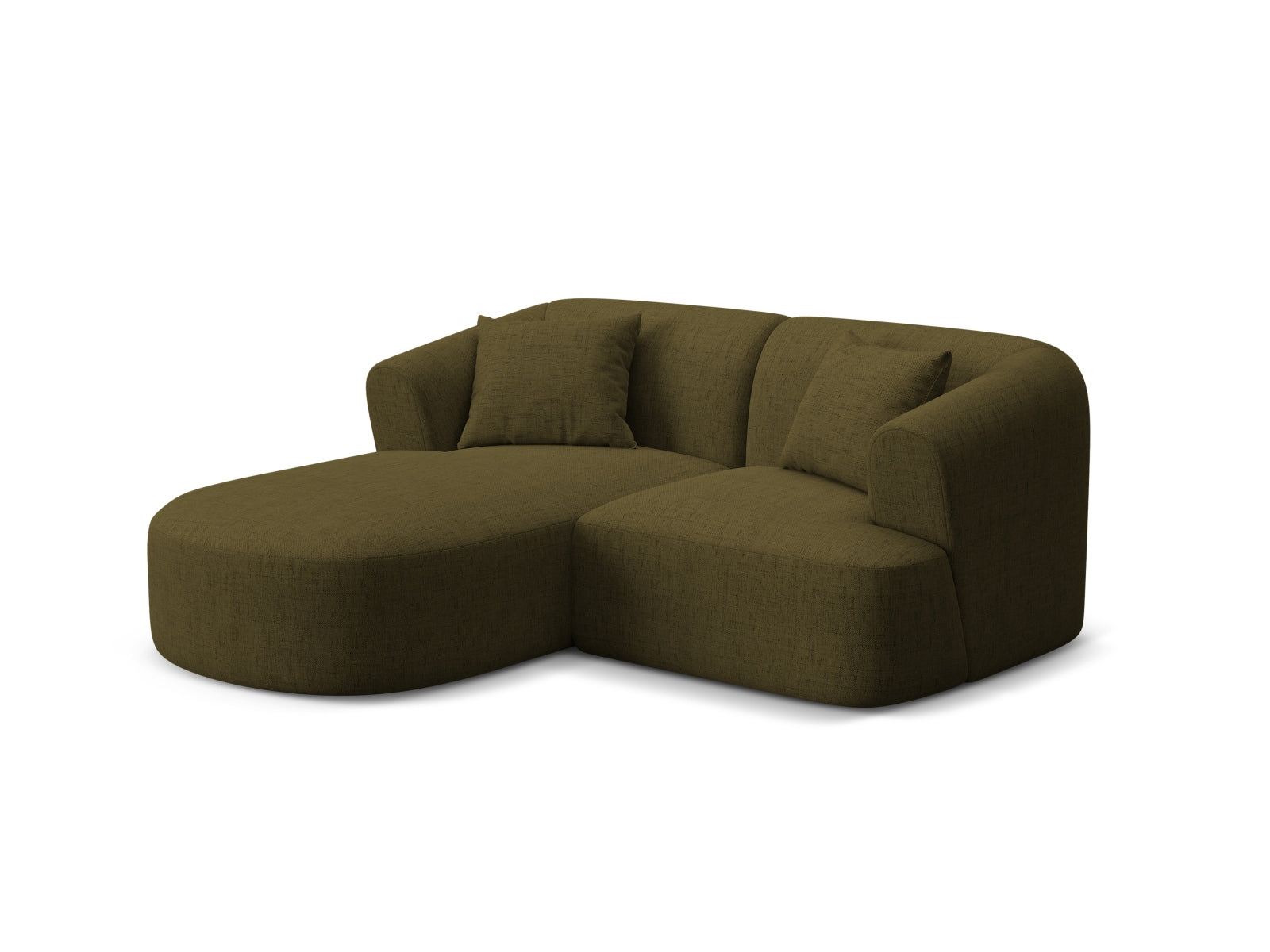 Campi Modular Corner Sofa (3 Seats, 180x156x70) - Structured Fabric - Gallery image 5