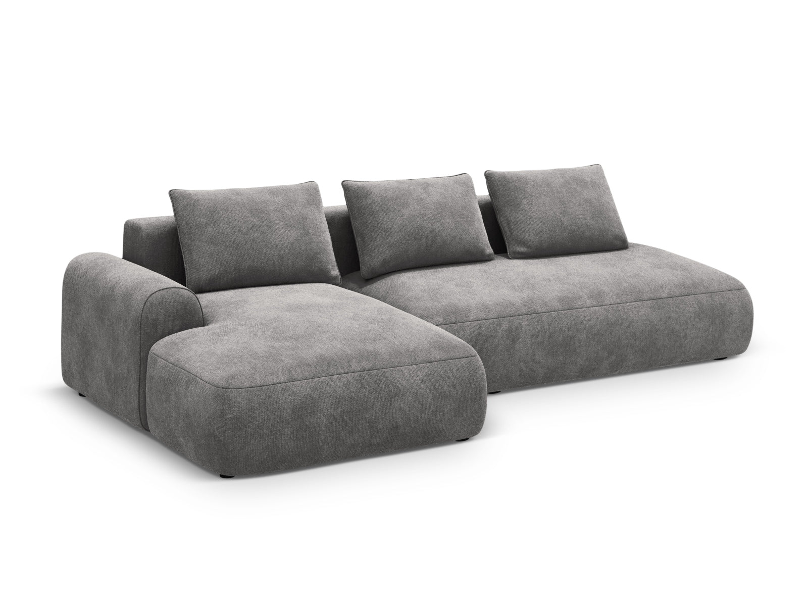 Calma Corner Sofa With Bed Function And Box (5 Seats, 275x142x84) - Velvet - Gallery image 7