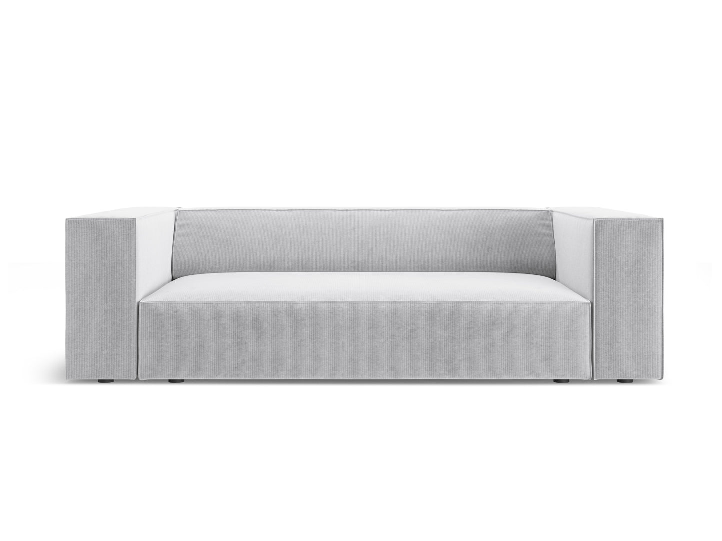Arendal Sofa (2 Seaters) - Chenille with corduroy effect - Light Grey