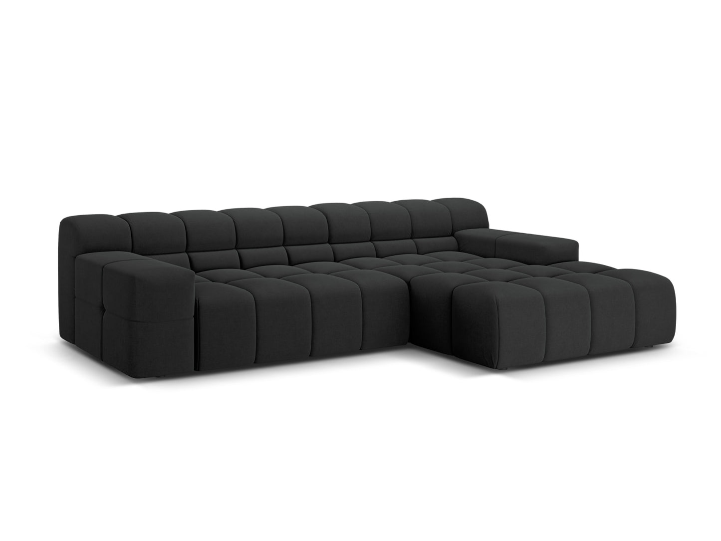 Hawaii Corner Sofa (3 Seats, 270x160x75) - Moly Structured Fabric - Gallery image 2