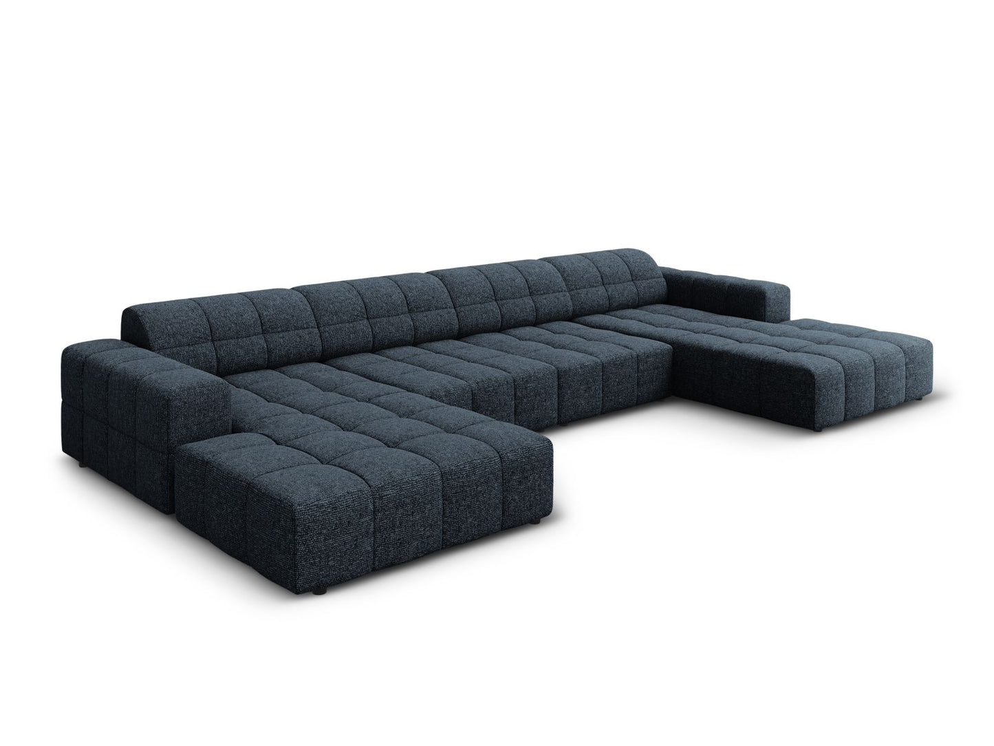 Chicago Panoramic Sofa (6 Seats, 375x167x78) - Haga Chenille - Gallery image 7