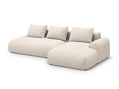 Calma Corner Sofa With Bed Function And Box (5 Seats, 275x142x84) - Structured Fabric - Gallery image 4