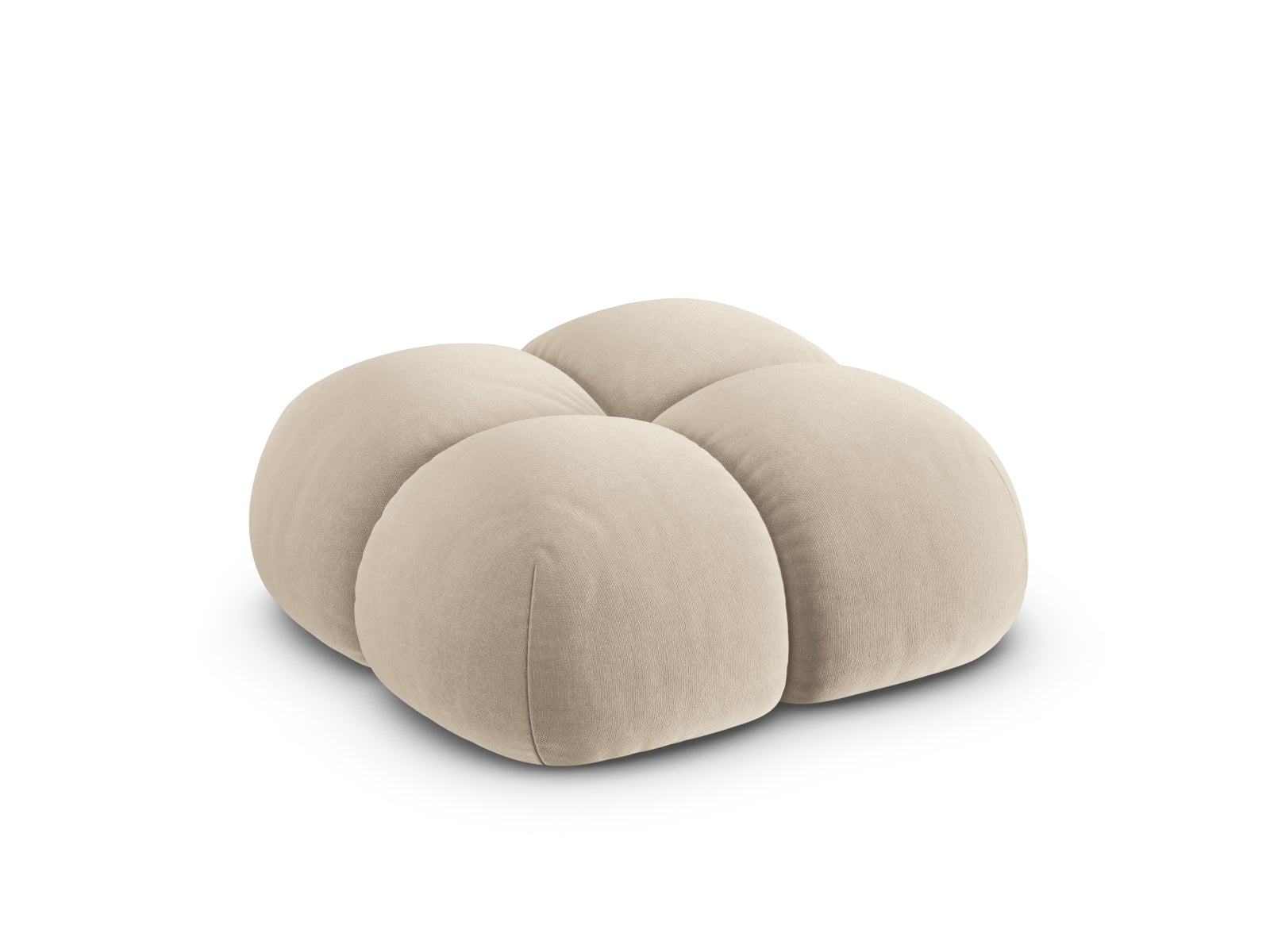 Loretto Pouf (1 Seat, 90x90x40) - Vogue Velvet - Gallery image 6