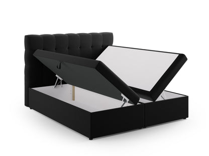 Bali Boxspring Bed Set (140x210x125) - Velvet - Velvet - Gallery image 6