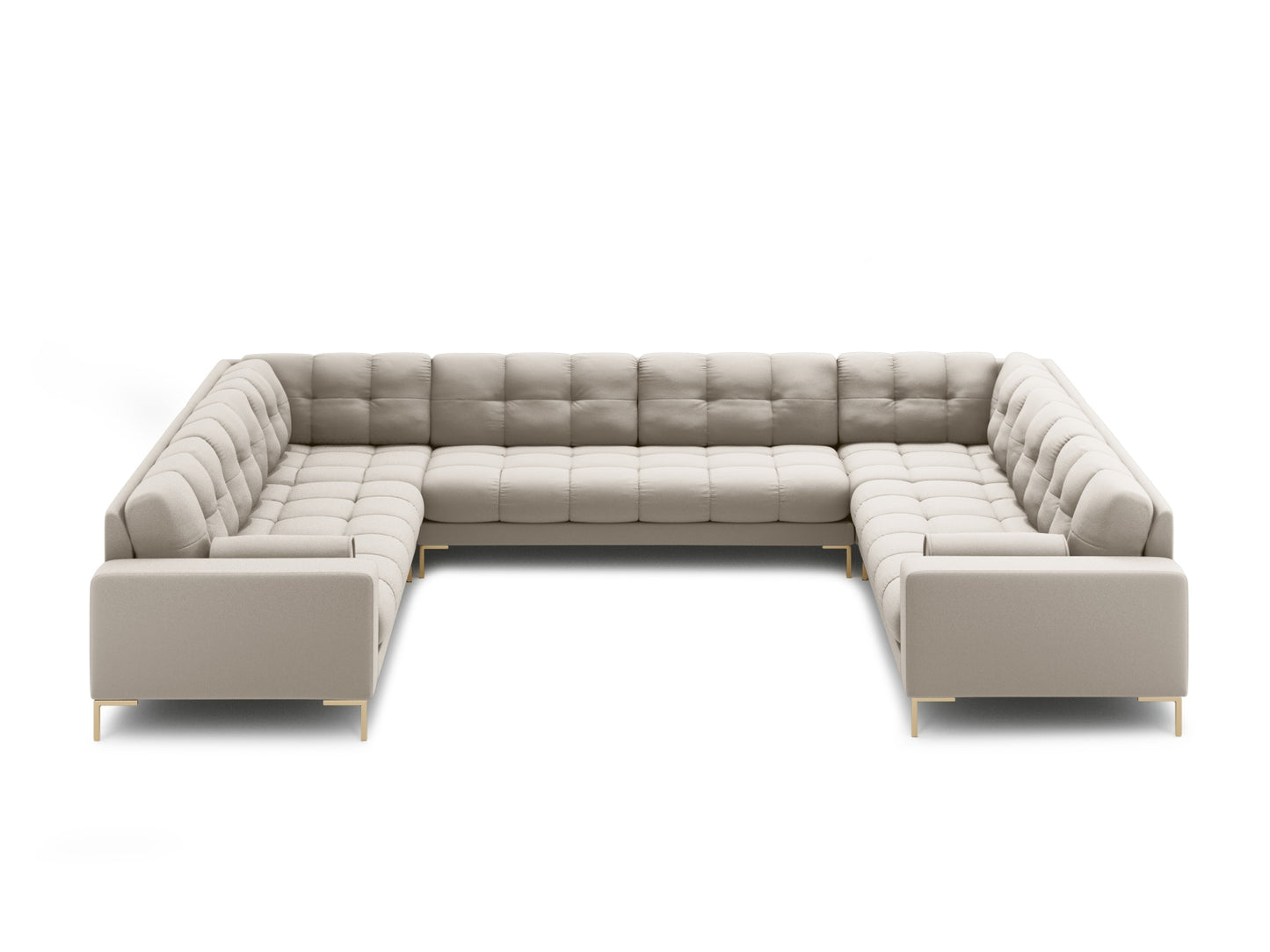 Bali Panoramic Sofa (9 Seats, 327x256x75) - Structured Fabric - Gallery image 2