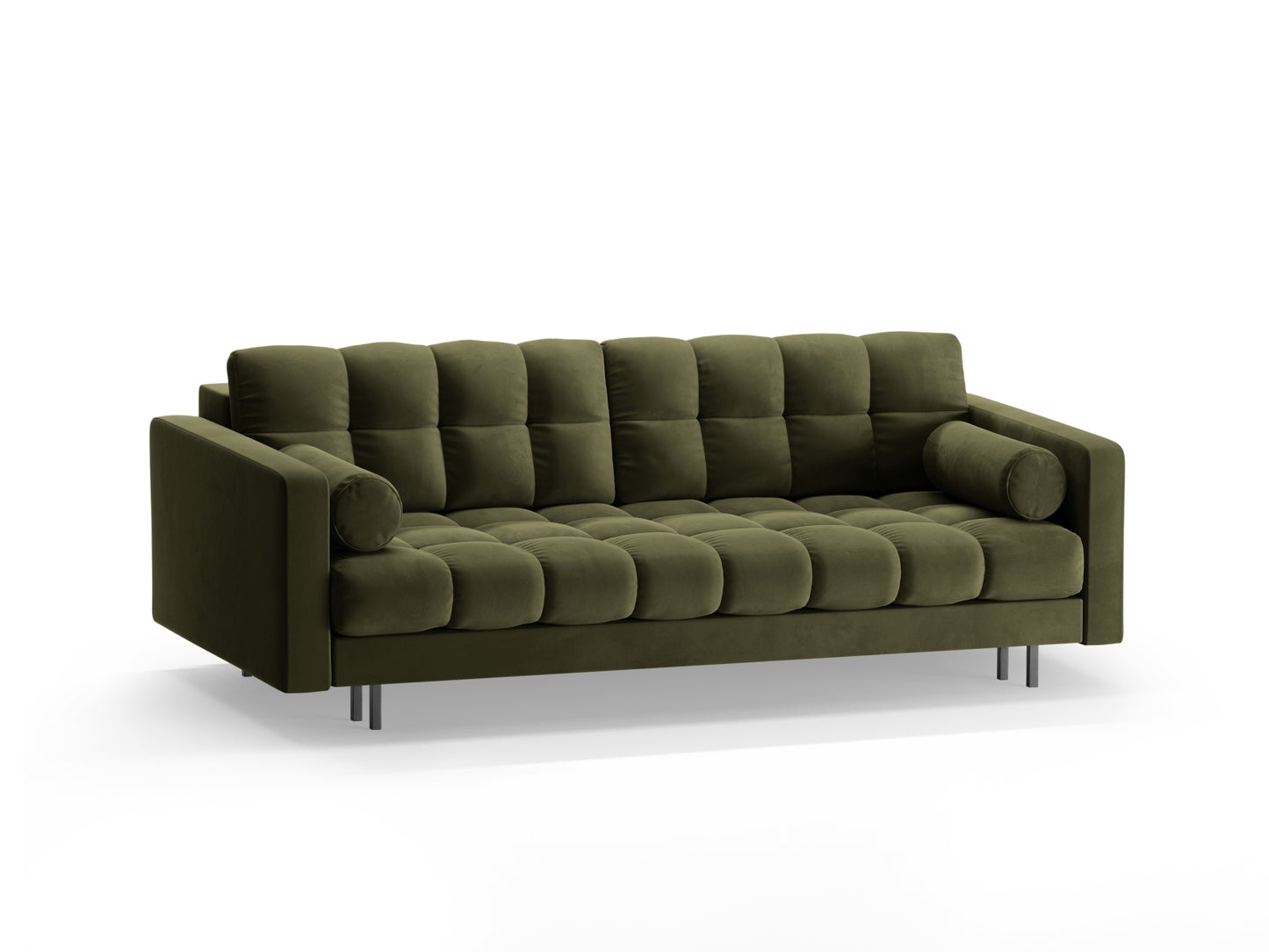 Bali Sofa With Bed Function And Box (3 Seats, 222x84x105) - Velvet - Gallery image 3