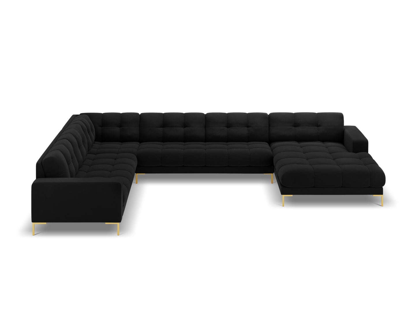Bali Panoramic Corner Sofa (7 Seats, 327x256x75) - Velvet - Gallery image 7