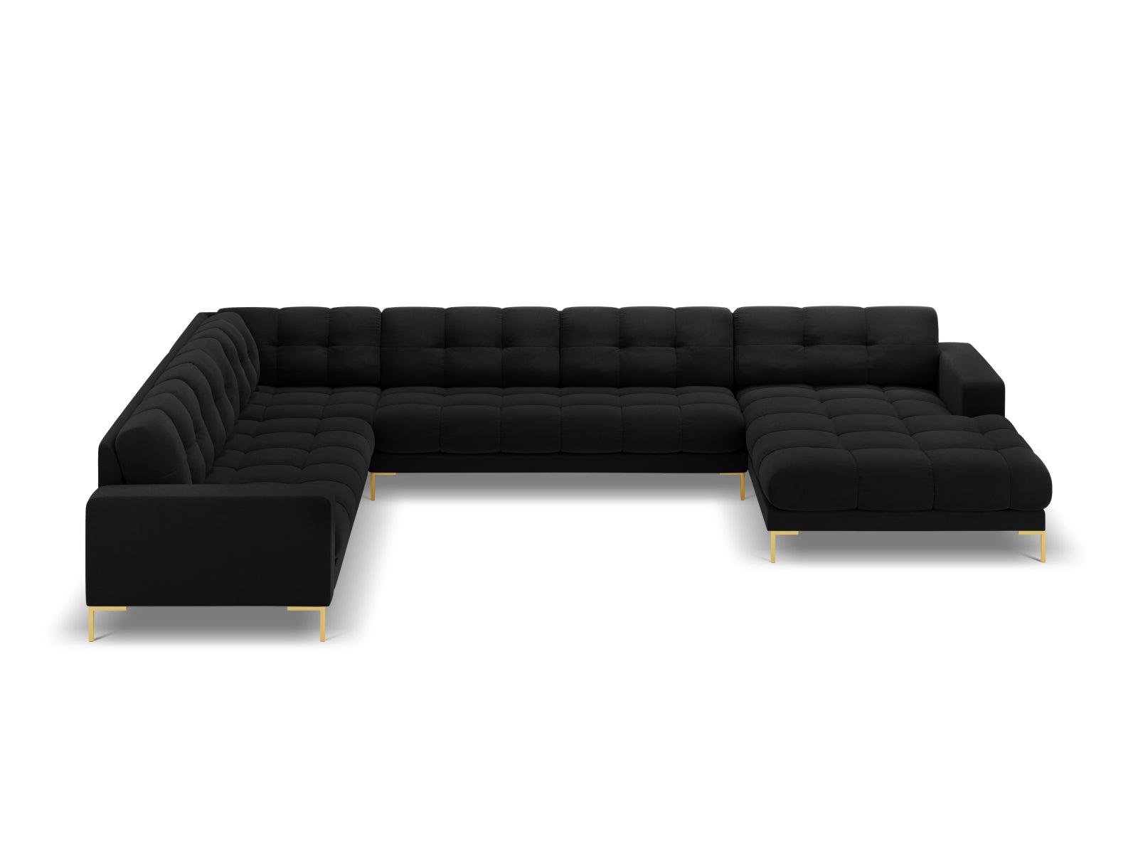 Bali Panoramic Corner Sofa (7 Seats, 327x256x75) - Velvet - Gallery image 7