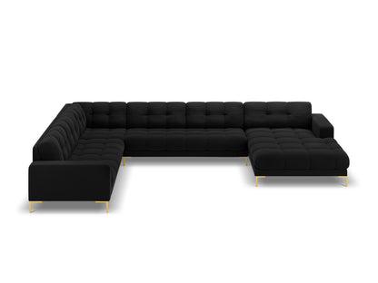 Bali Panoramic Corner Sofa (7 Seats, 327x256x75) - Velvet - Gallery image 7