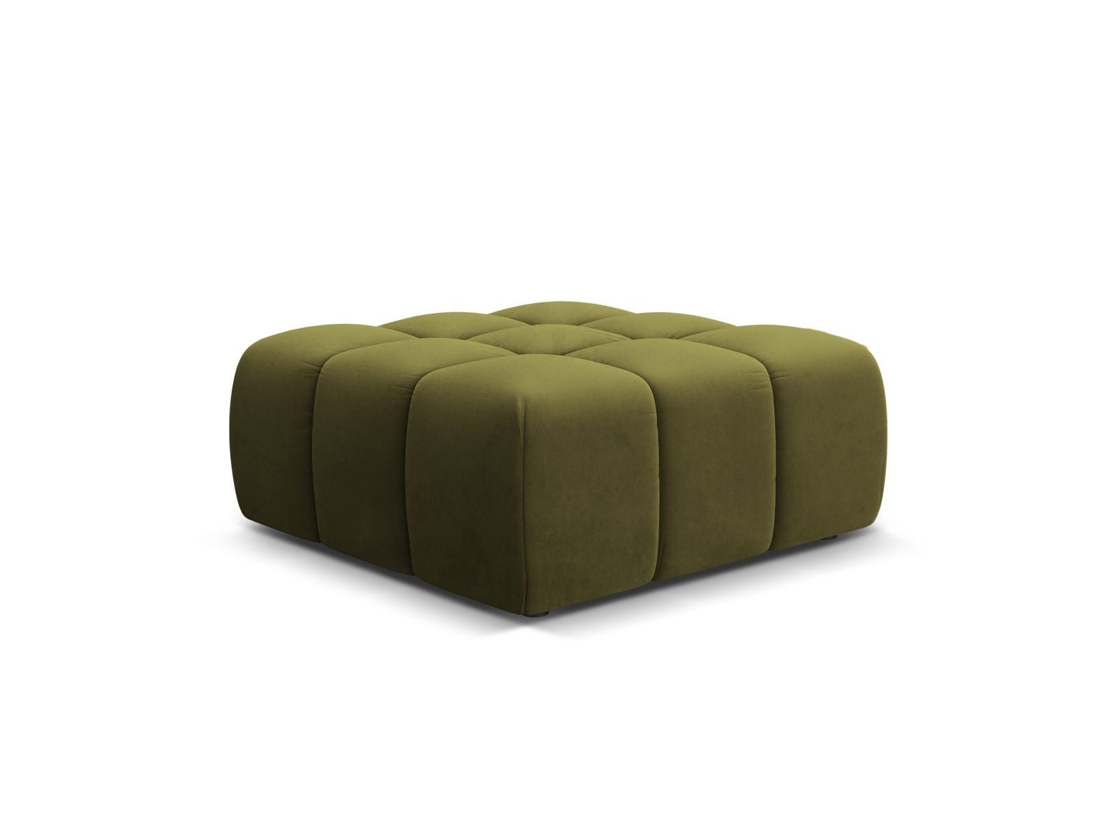 Hawaii Pouf (1 Seat, 100x90x38) - Magic Velvet Velvet - Gallery image 5