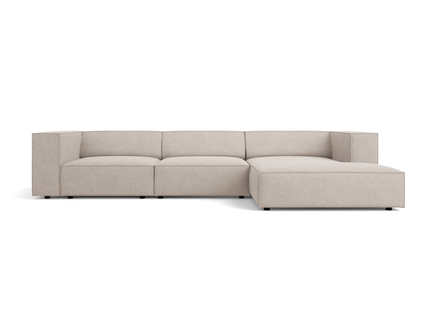 Arendal Corner Sofa Chenille with corduroy (4 Seaters)