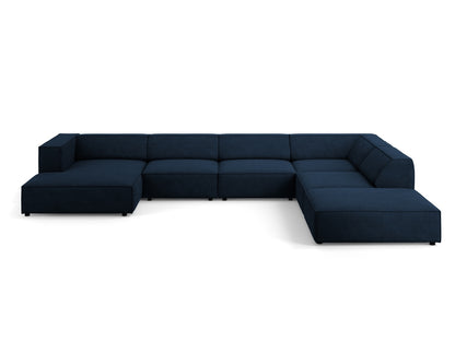 Arendal Panoramic Corner Sofa Chenille with corduroy (7 Seaters)