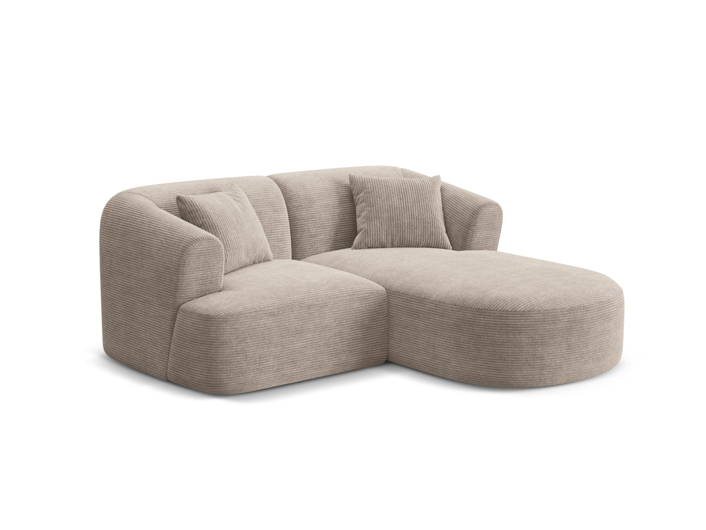 Campi Modular Corner Sofa (3 Seats, 180x156x70) - Corduroy - Gallery image 2