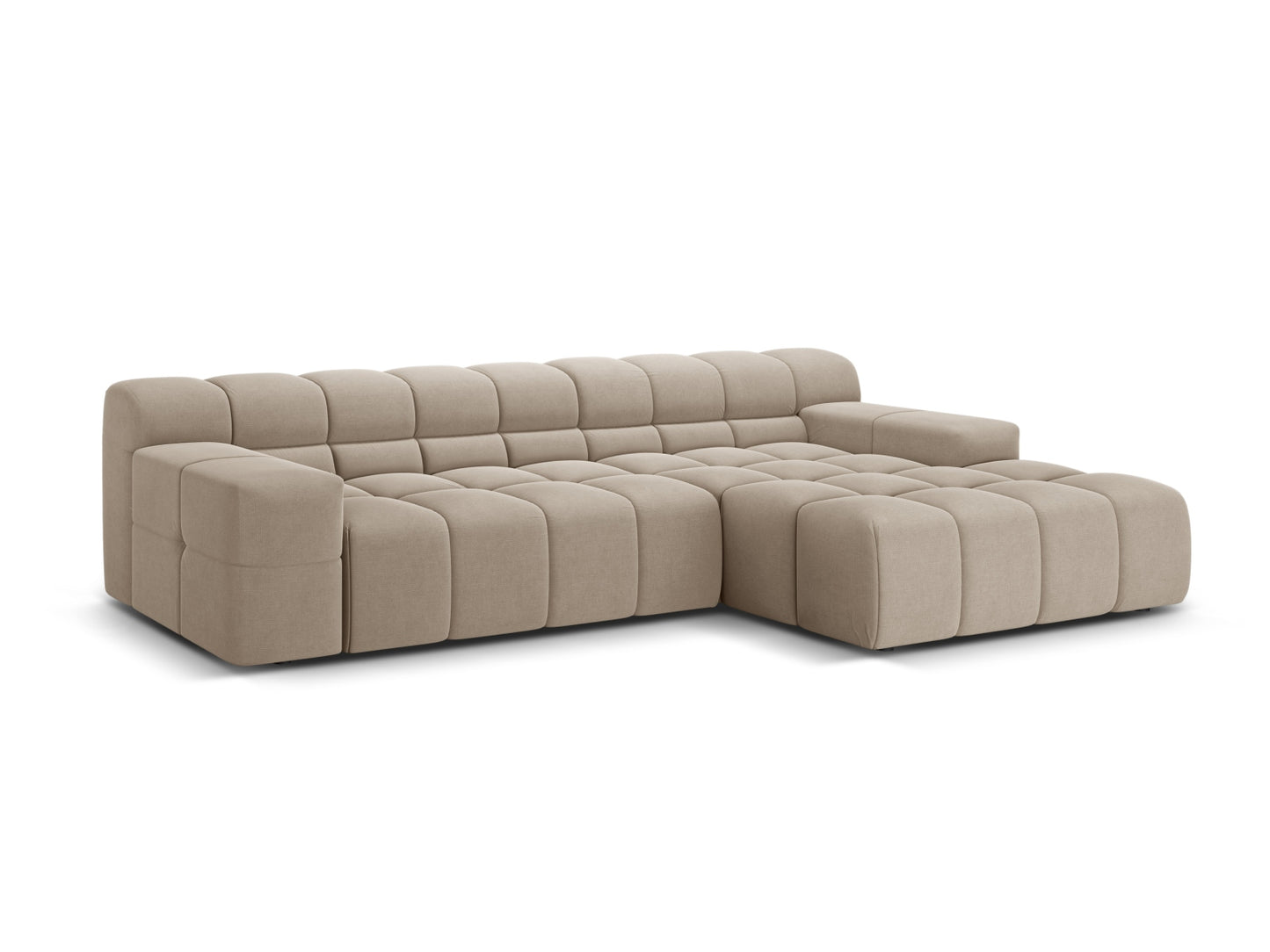 Hawaii Corner Sofa (3 Seats, 270x160x75) - Moly Structured Fabric - Gallery image 4