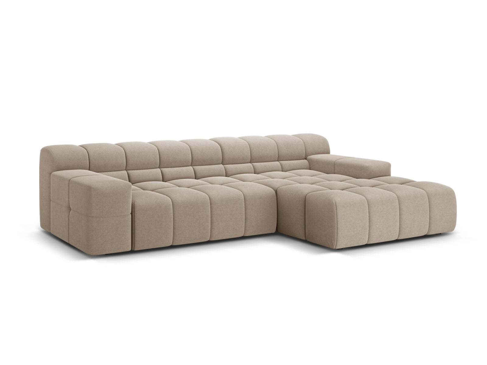 Hawaii Corner Sofa (3 Seats, 270x160x75) - Moly Structured Fabric - Gallery image 4