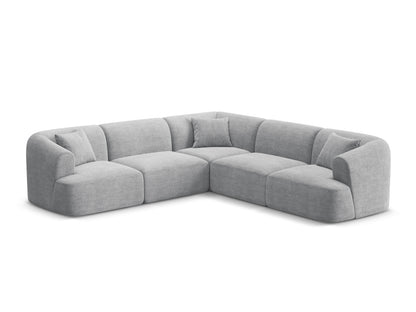 Campi Modular Symmetrical Corner Sofa (6 Seats, 255x255x70) - Corduroy - Gallery image 5