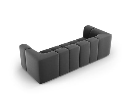 Moritz 3-Seater Sofa (3 Seats, 226x96x70) - Bluvel Velvet - Gallery image 4