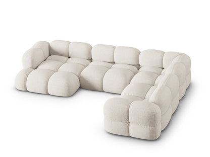 Loretto Panoramic Corner Sofa - Left/Right (5 Seats, 250x345x68) - Sorella Structured Fabric - Gallery image 2