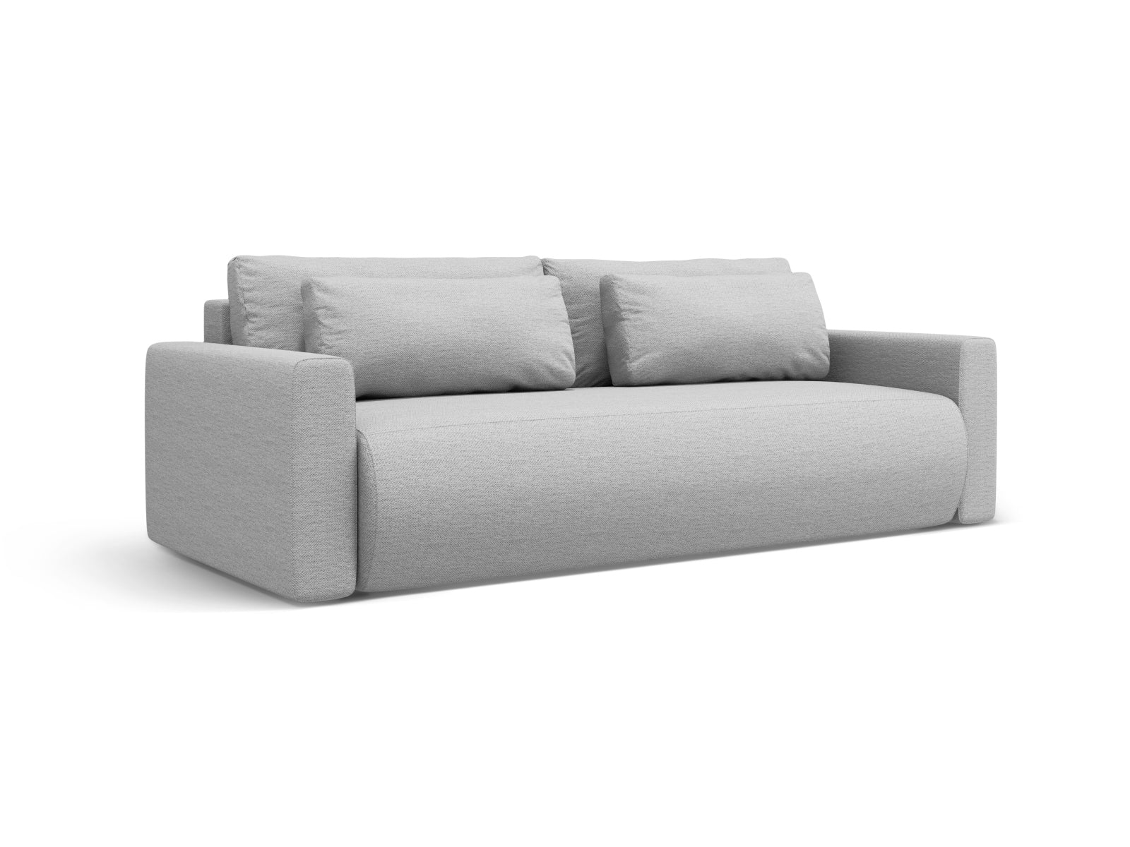 Belfast Sofa With Bed Function And Box (3 Seats, 238x105x84) - Structured Fabric - Gallery image 5
