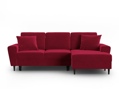 Kyoto Corner Sofa With Bed Function And Box (4 Seats, 241x145x88) - Left/Right - Riviera Velvet