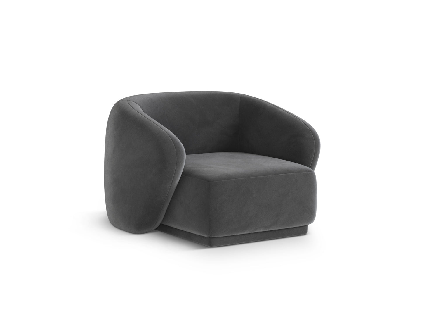 Gomera Armchair (1 Seat, 93x90x74) - Salvador Velvet - Gallery image 2