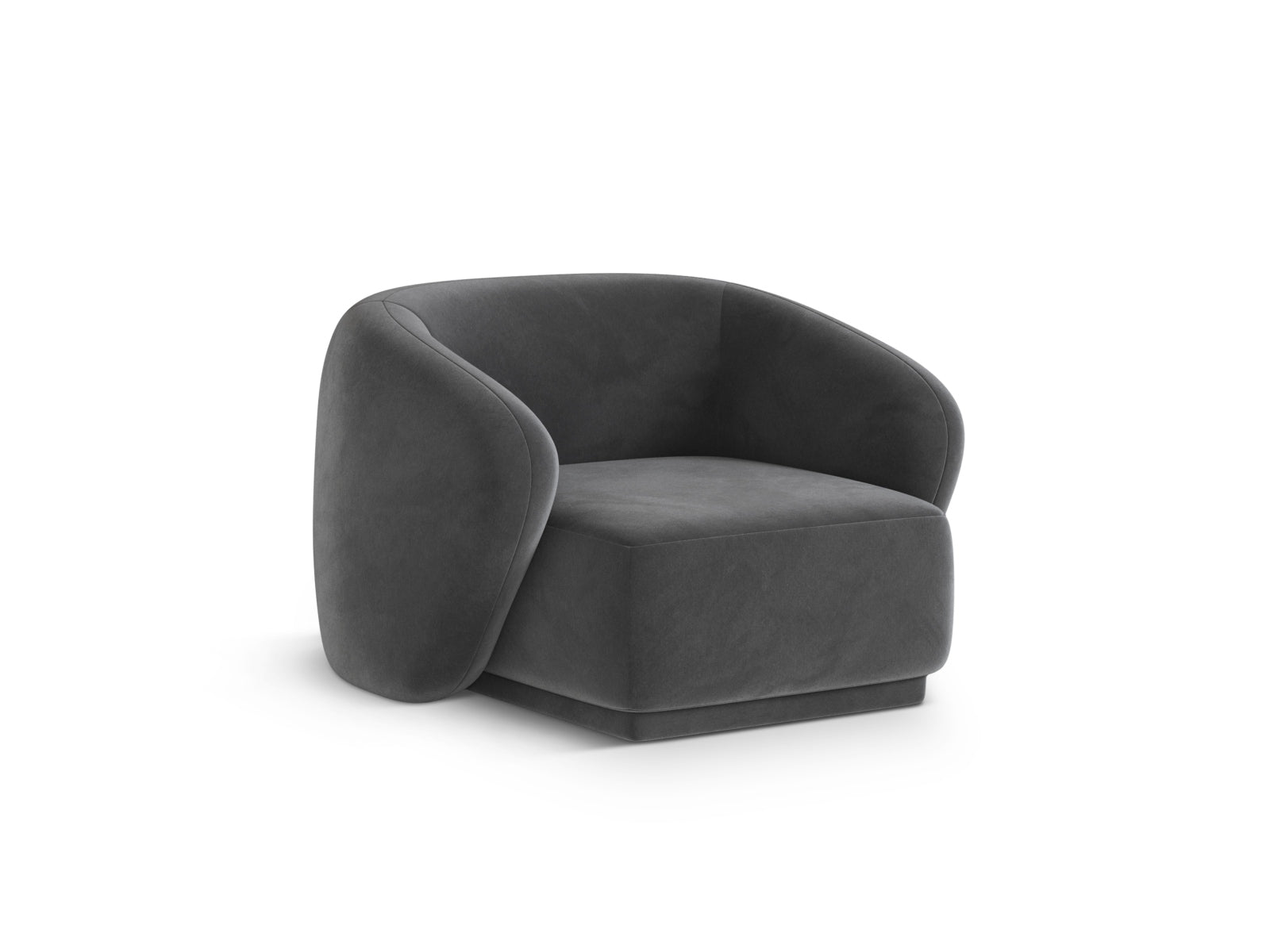 Gomera Armchair (1 Seat, 93x90x74) - Salvador Velvet - Gallery image 2
