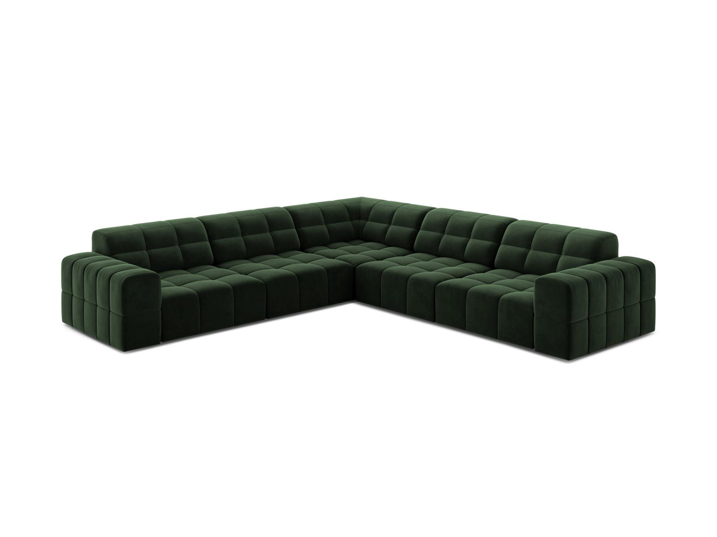 Chicago Symmetrical Corner Sofa (4 Seats, 285x285x78) - Venus Velvet - Gallery image 3