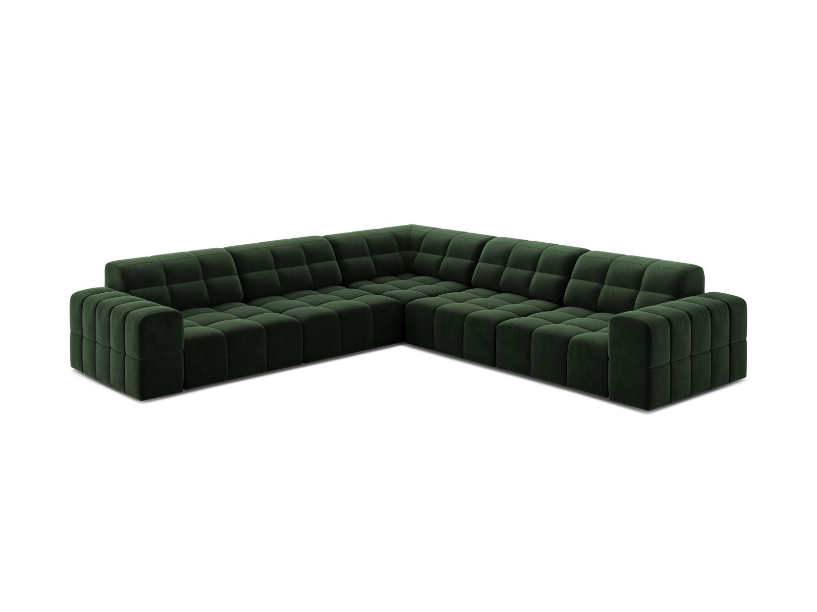 Chicago Symmetrical Corner Sofa (4 Seats, 285x285x78) - Venus Velvet - Gallery image 3