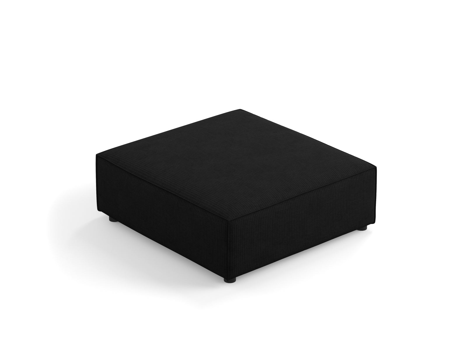 Arendal Pouf - Chenille with corduroy effect - Gallery image 1