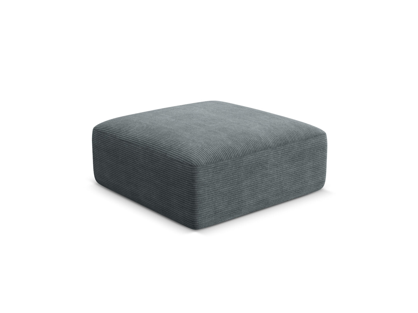 Campi Pouf (1 Seat, 90x90x40) - Corduroy - Gallery image 6