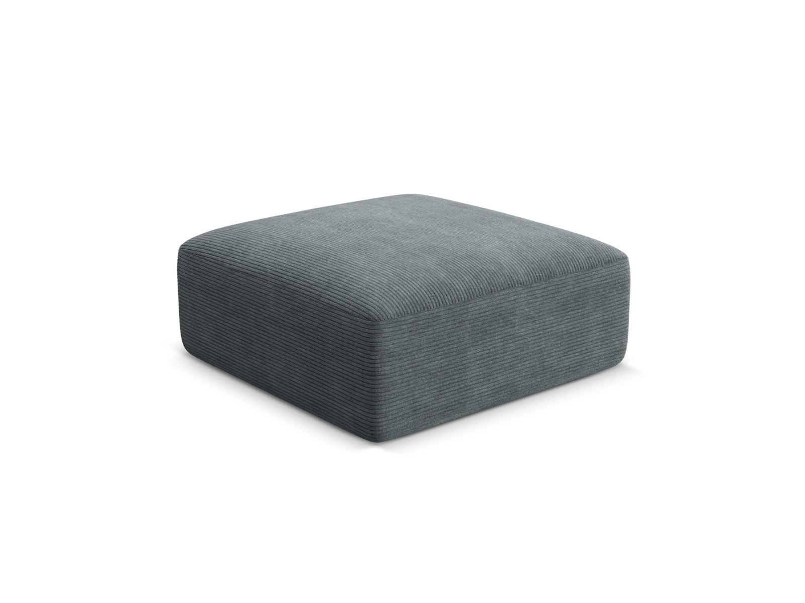 Campi Pouf (1 Seat, 90x90x40) - Corduroy - Gallery image 6