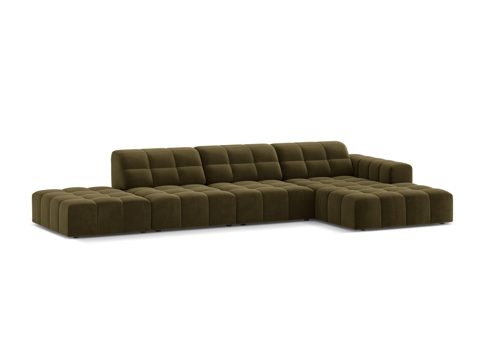 Chicago Corner Sofa (5 Seats, 348x167x78) - Bluvel Velvet - Gallery image 6