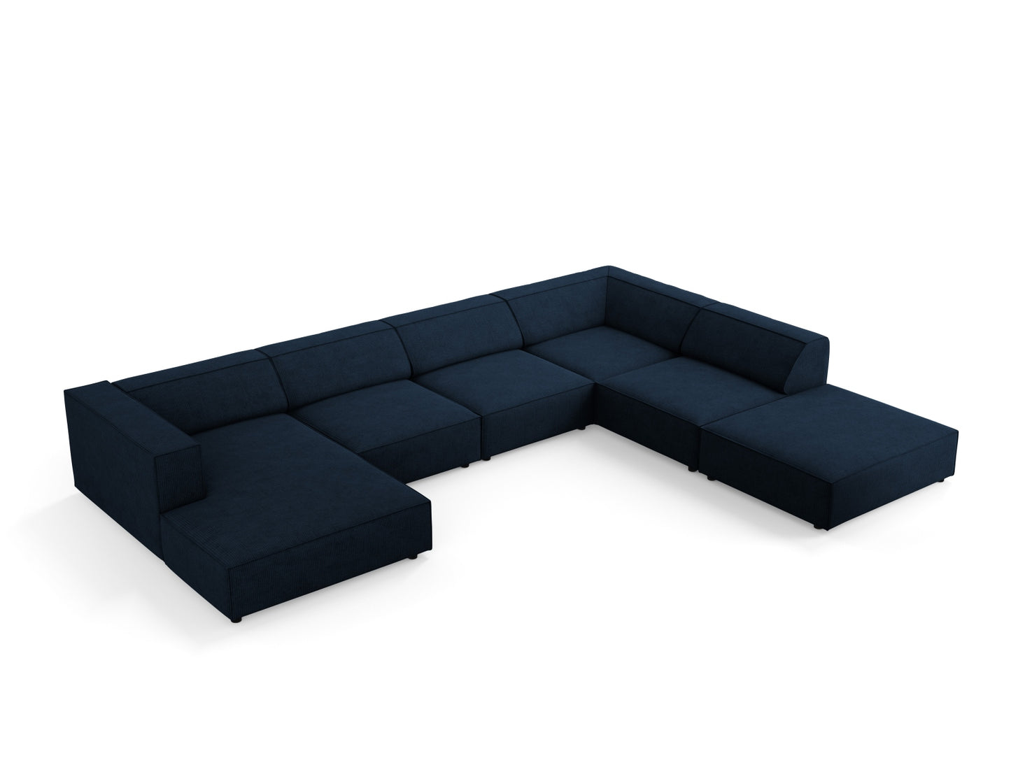 Arendal Panoramic Corner Sofa (7 Seaters) - Chenille with corduroy effect - Gallery image 2