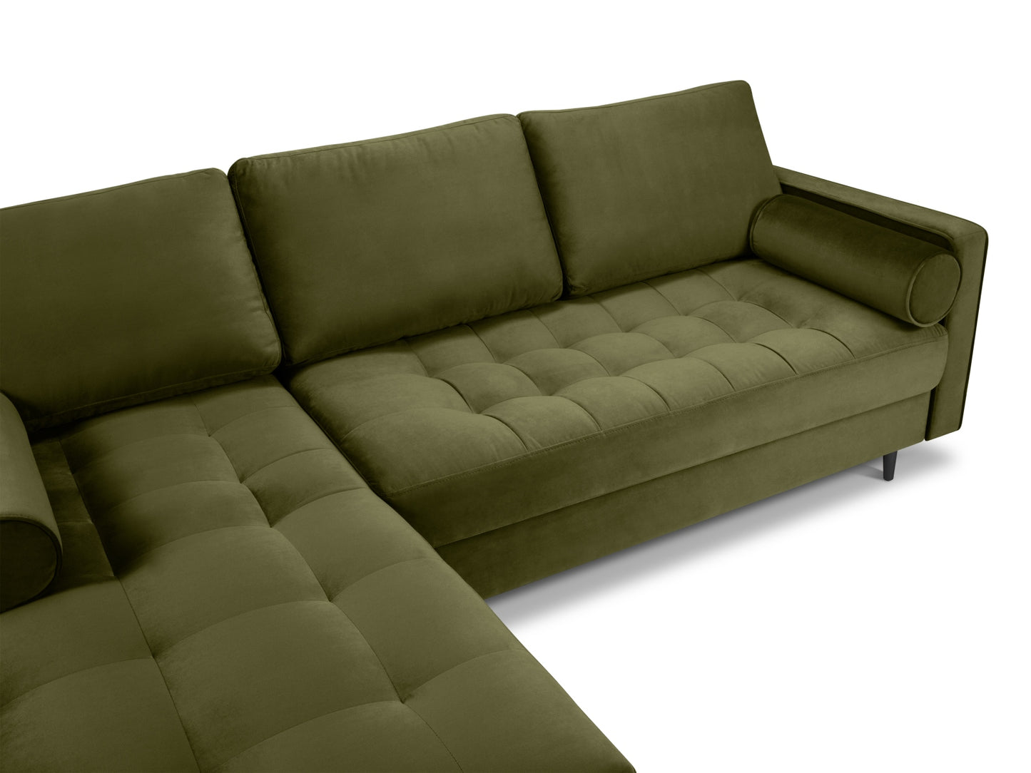 Aspen Corner Sofa (4 Seaters) - Velvet - Velvet - Gallery image 6