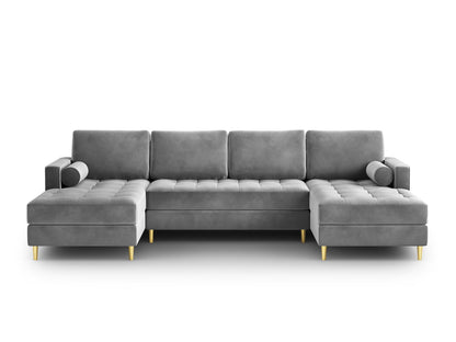 Aspen Panoramic Sofa (6 Seaters) - Velvet - Velvet - Gallery image 5